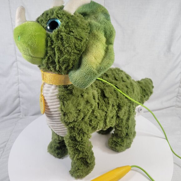 Members Mark Walking Talking Dinosaur Triceratops Plush - Picture 1 of 6